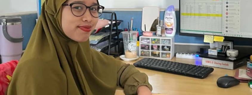 Mahmuda, S.M., Alumni Manajemen UNUSIDA (Foto: Humas UNUSIDA)