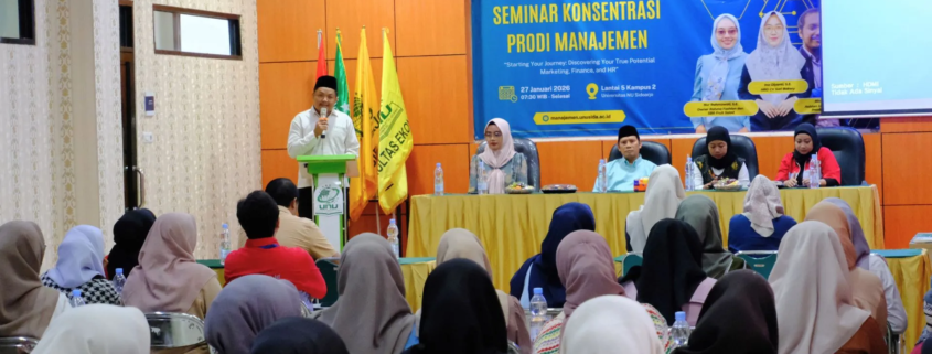 Prodi Manajemen UNUSIDA Gelar Seminar Konsentrasi (Foto: Humas UNUSIDA)