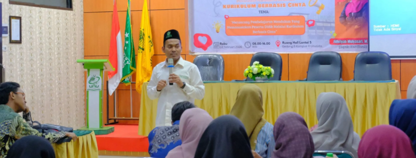 Prodi PGMI UNUSIDA Gelar Pelatihan Perencanaan Pembelajaran Mendalam Berbasis Cinta (Foto: Humas UNUSIDA)