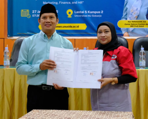 UNUSIDA Jalin Kerja Sama Strategis dengan JNE (Foto: Humas UNUSIDA)