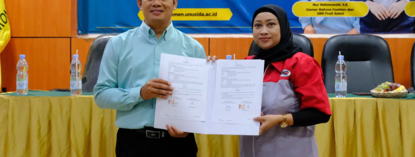 UNUSIDA Jalin Kerja Sama Strategis dengan JNE (Foto: Humas UNUSIDA)