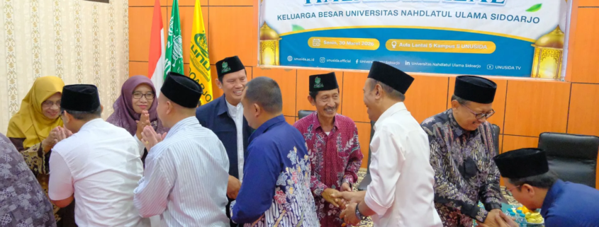 Halal Bihalal Keluarga Besar Universitas Nahdlatul Ulama Sidoarjo (Foto: Humas UNUSIDA)