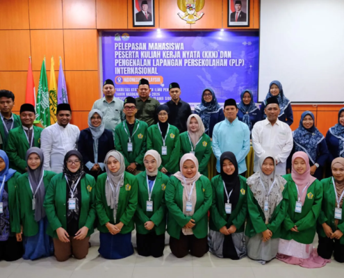 FKIP Universitas Nahdlatul Ulama Sidoarjo Berangkatkan 19 Mahasiswa KKN–PLP Internasional ke Malaysia (Foto: Humas UNUSIDA)