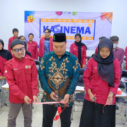 Dekan FILKOM beserta Kaprodi DKV UNUSIDA saat membuka KASINEMA 24 (Foto: Humas UNUSIDA)