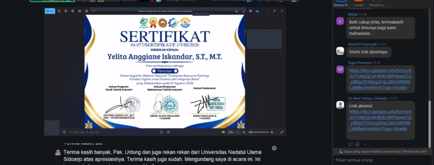 HMTI UNUSIDA Sukses Gelar Webinar Nasional ERP, Bekali Peserta Hadapi Transformasi Digital Bisnis 1 HMTI UNUSIDA Sukses Gelar Webinar Nasional ERP, Bekali Peserta Hadapi Transformasi Digital Bisnis 1