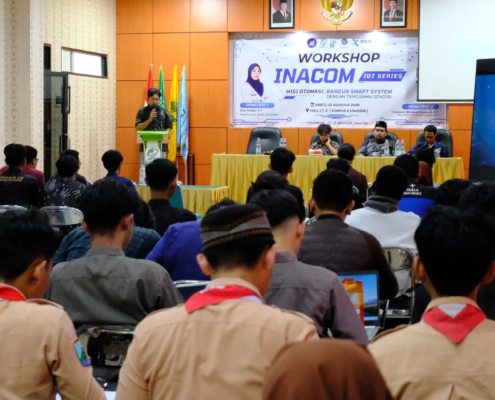 HIMA Informatika UNUSIDA Gelar INACOM IoT Series 2026, Ajak Generasi Muda Bangun Smart System 6 Suasana pembukaan Workshop INACOM IoT Series 2026 Hima Informatika UNUSIDA (Foto: Humas UNUSIDA)