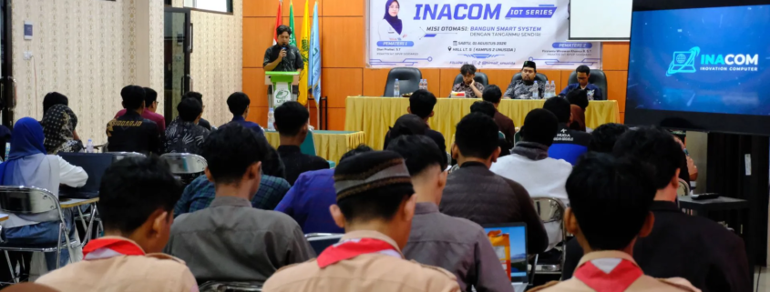 HIMA Informatika UNUSIDA Gelar INACOM IoT Series 2026, Ajak Generasi Muda Bangun Smart System 1 Suasana pembukaan Workshop INACOM IoT Series 2026 Hima Informatika UNUSIDA (Foto: Humas UNUSIDA)