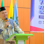 Dekan FILKOM UNUSIDA Dekan FILKOM UNUSIDA, Dr. Arda Surya Editya, S.Pd., M.T. saat menyampaikan sambutan dalam Yudisium ke-12 (Foto: Humas UNUSIDA)