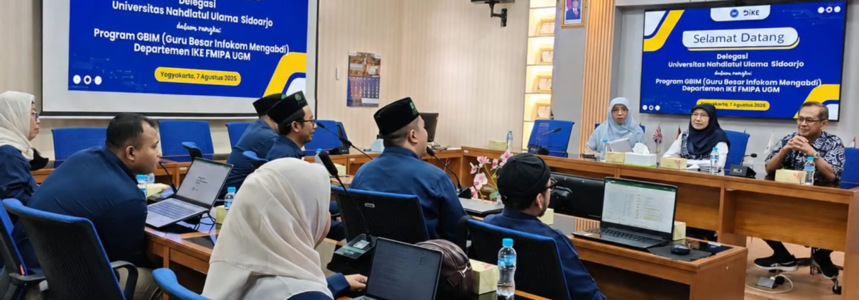 Perkuat Kurikulum dan Akreditasi, FILKOM UNUSIDA Ikuti Program Guru Besar Infokom Mengabdi APTIKOM di UGM 3 Suasana forum Program Guru Besar Infokom Mengabdi (GBIM) di UGM (Foto: Humas UNUSIDA)