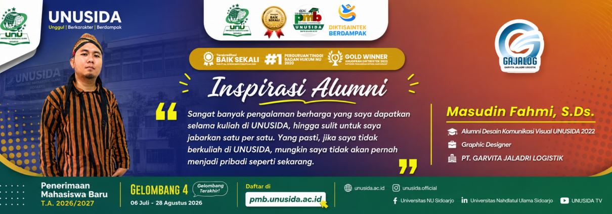 Luar Biasa! Alumni DKV UNUSIDA Sukses Berkarya sebagai Guru, Kreator, dan Desainer 7 inspirasi alumni unusida masudin fahmi
