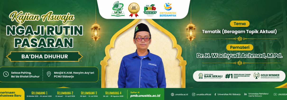 Shalat: Dari Kewajiban Ritual Menuju Transformasi Akhlak dan Kepedulian Sosial 1 kajian aswaja ngaji rutin pasaran unusida