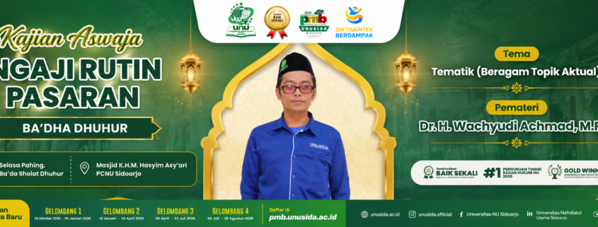 Shalat: Dari Kewajiban Ritual Menuju Transformasi Akhlak dan Kepedulian Sosial 1 kajian aswaja ngaji rutin pasaran unusida