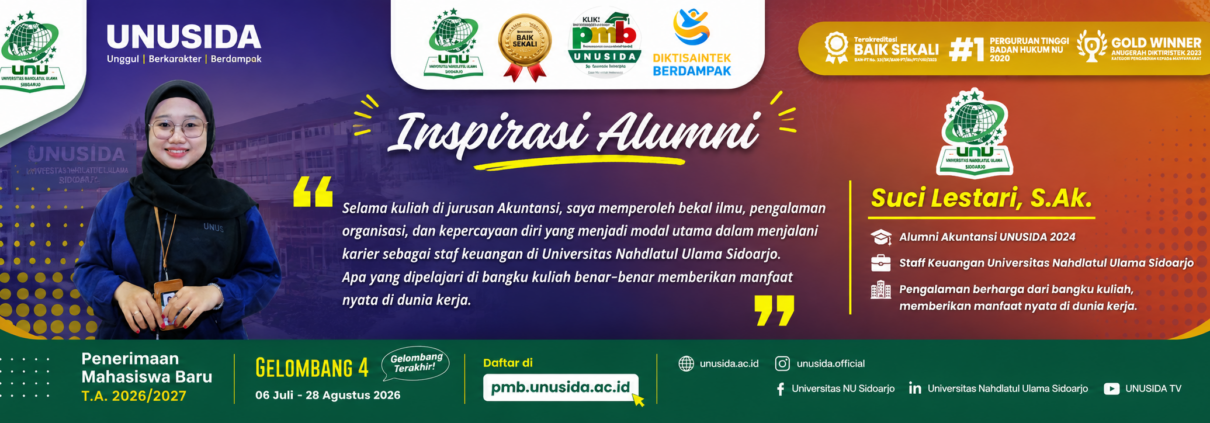 Hebat! Alumni Akuntansi UNUSIDA Sukses Meniti Karier sebagai Staf Keuangan di Almamater 5 Hebat! Alumni Akuntansi UNUSIDA Sukses Meniti Karier sebagai Staf Keuangan di Almamater 3