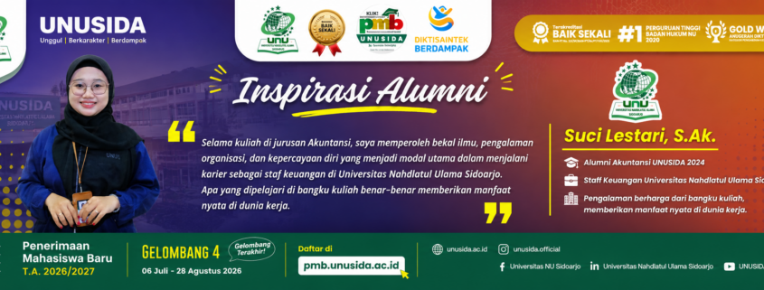 Hebat! Alumni Akuntansi UNUSIDA Sukses Meniti Karier sebagai Staf Keuangan di Almamater 1 Hebat! Alumni Akuntansi UNUSIDA Sukses Meniti Karier sebagai Staf Keuangan di Almamater 1