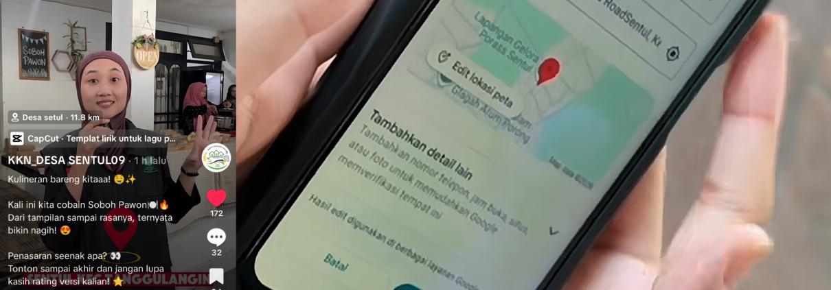 KKN UNUSIDA Dorong Transformasi Digital UMKM Desa Sentul melalui Konten Kreatif, Google Maps, dan QRIS 5 KKN UNUSIDA Dorong Transformasi Digital UMKM Desa Sentul melalui Konten Kreatif, Google Maps, dan QRIS 4