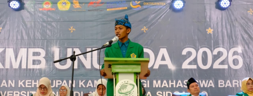 Kobarkan Semangat Mahasiswa Baru, Presiden Mahasiswa UNUSIDA Tegaskan: Berakar pada Tradisi, Berani Menjemput Masa Depan 1