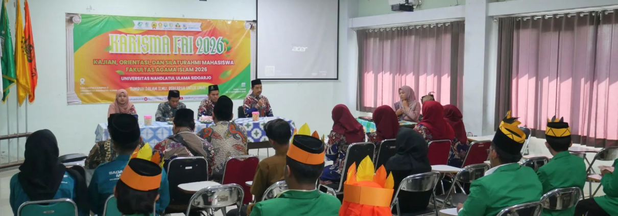 KARISMA FAI UNUSIDA 2026, Ajak Mahasiswa Baru Aktif Berorganisasi dan Kembangkan Pengalaman 5 Suasana Pembukaan KARISMA Fakultas Agama Islam 2026 (Foto: Humas UNUSIDA)