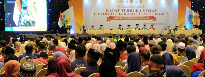 Wisuda ke-10 UNUSIDA, 497 Lulusan Siap Melanjutkan Khidmat di Masyarakat 1 Suasana Wisuda Program Sarjana ke-X di Dyandra Convention Center Surabaya. (Foto: Humas UNUSIDA)